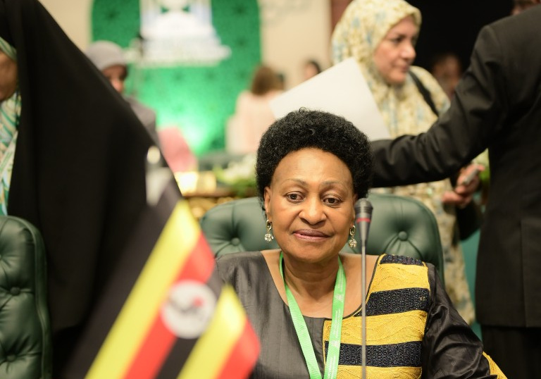 H.E. Mbabazi Jacqueline S.R., representing the Republic of Uganda at the 9th OIC Ministerial Conference on Women.
