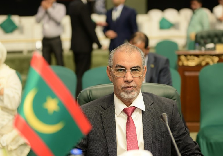 H.E. Hamoudi Cheikhna Ali, Secretary General of the Ministry of Social Affairs, representing the Islamic Republic of Mauritania at the 9th OIC Ministerial Conference on Women.