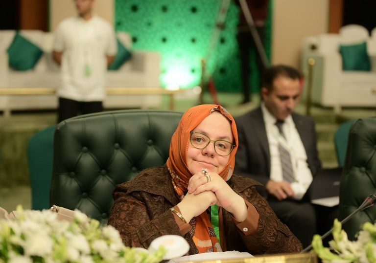 Zehra Zümrüt Selçuk, D.G of the Statistical, Economic and Social Research and Training Centre for Islamic Countries (SESRIC), representing at the 9th OIC Ministerial Conference on Women.
