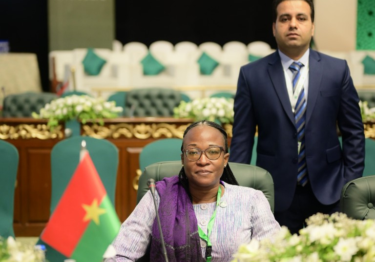 H.E. Ms. Therese Valerie, representing Burkina Faso, attends the 9th OIC Ministerial Conference on Women.