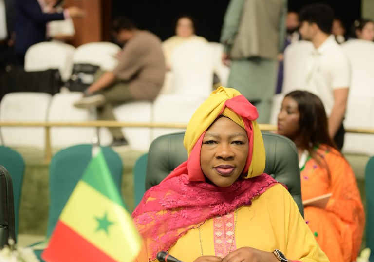 H.E. Marie Angélique Mame Selbé Diouf, Minister of Family, Social Action and Solidarity, representing the Republic of Senegal at the 9th OIC Ministerial Conference on Women.