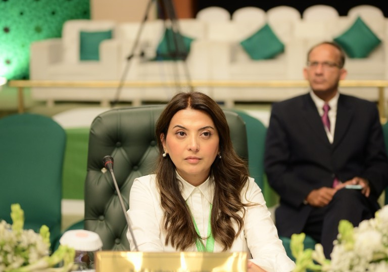 Jalila Allahverdiyeva, Head of the Administrative Division of the OIC Labour Centre, representing the OIC Labour Centre at the 9th OIC Ministerial Conference on Women.